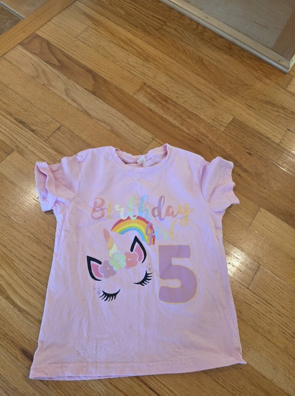 Birthday Girl Unicorn Tee